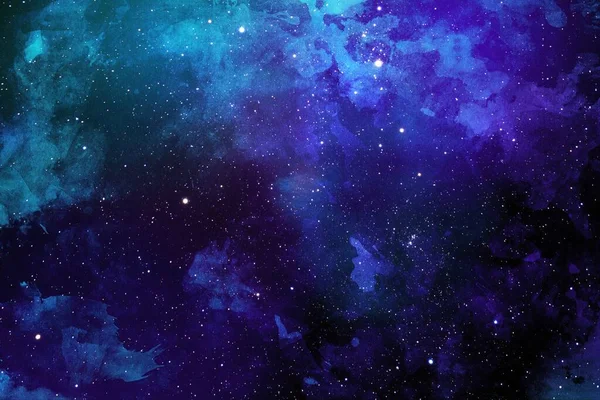 星雲や銀河や宇宙背景画像 宇宙塵の星空 空の宇宙の星 ガス雲 星フィールド 若い星で巨大な星雲を成長させます 宇宙背景 アーティストがレンダリングされた — ストック写真