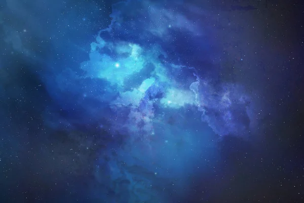 Nebula and galaxies and outer space background images. Starry sky with cosmic dust. Space star in the sky. Star clusters, Gas clouds, nebula, starfield, Glowing huge nebula with young stars. Space background. Artist rendered. blue