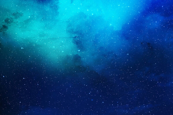 Starry sky with cosmic dust. Space star in the sky. Star clusters, Gas clouds, nebula, starfield, Glowing huge nebula with young stars. Space background. Artist rendered.