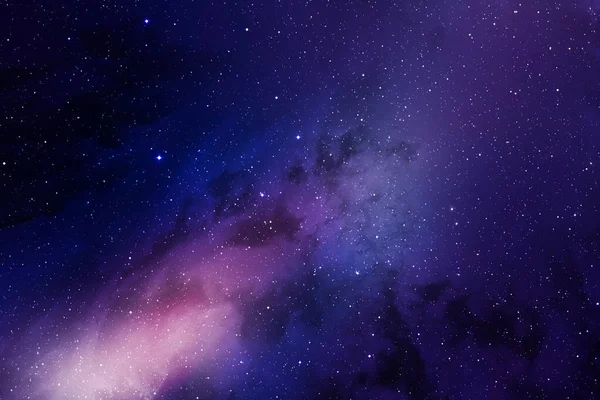 Ciel Étoilé Avec Poussière Cosmique Une Étoile Spatiale Dans Ciel — Photo