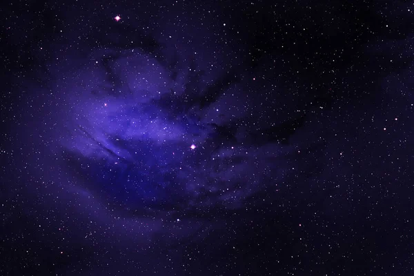 Cielo Estrellado Con Polvo Cósmico Estrella Espacial Cielo Cúmulos Estrellas — Foto de Stock