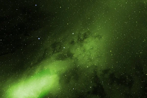 Cielo Estrellado Con Polvo Cósmico Estrella Espacial Cielo Cúmulos Estrellas — Foto de Stock