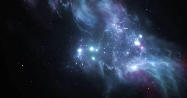Céu Estrelado Com Poeira Cósmica Estrela Espacial Céu Clusters Estelares — Fotografia de Stock