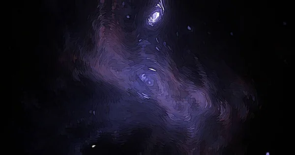 Céu Estrelado Com Poeira Cósmica Estrela Espacial Céu Clusters Estelares — Fotografia de Stock