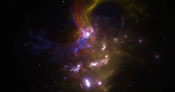 Звездное Небо Космической Пылью Космическая Звезда Небе Звездные Скопления Газовые — стоковое фото