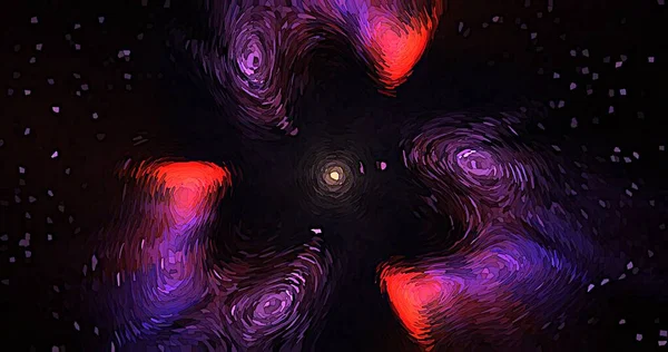 Абстрактні Частинки Енергії Квантове Поле Зовнішній Простір Фону Наука Технології — стокове фото