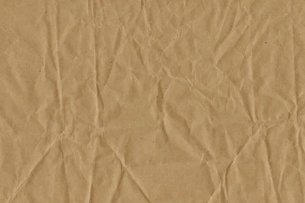 Brown Creased Paper Texture Background Crumpled Grunge Vintage Old Paper — Stockfoto