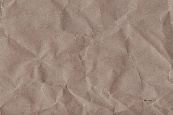 Bruin Creased Papier Textuur Achtergrond Verkreukelde Grunge Vintage Oude Papieren — Stockfoto