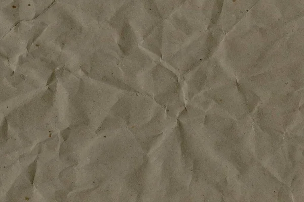 Brown Creased Paper Texture Background Crumpled Grunge Vintage Old Paper — Zdjęcie stockowe