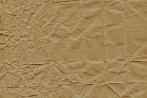 Heavily Creased Hard Paper Cardboard Texture Crumpled Grunge Vintage Old — Foto Stock