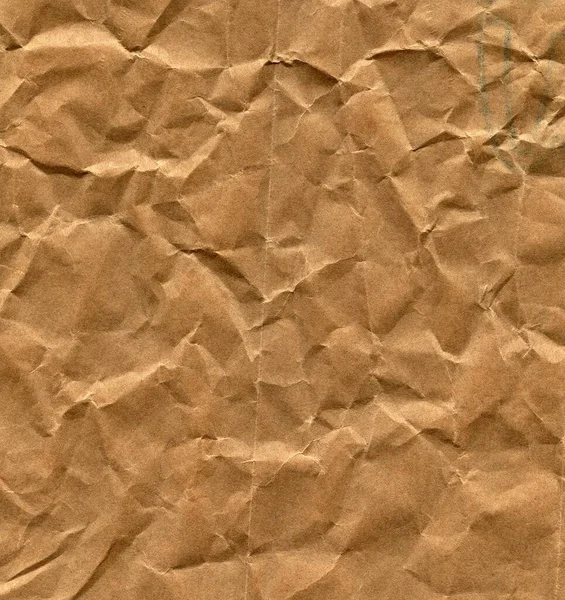 Heavily Creased Hard Paper Cardboard Texture Crumpled Grunge Vintage Old — Foto Stock