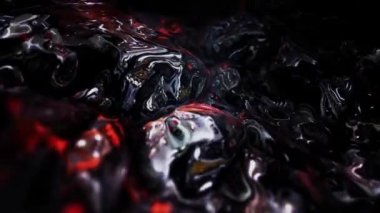 Renkli soyut psikedelik sıvı sıvı ışık gösterisi, su ve yağda mürekkep boya desenleri. Su yüzeyi akış arkaplanı, sıvı metaller kimyasal yağ materyalleri, parlak ipek saten doku arka plan.