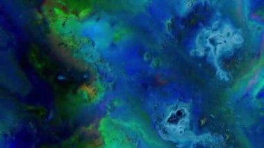 Renkli soyut psikedelik sıvı sıvı ışık gösterisi, su ve yağda mürekkep boya desenleri. Su yüzeyi akış arkaplanı, sıvı metaller kimyasal yağ materyalleri, parlak ipek saten doku arka plan.