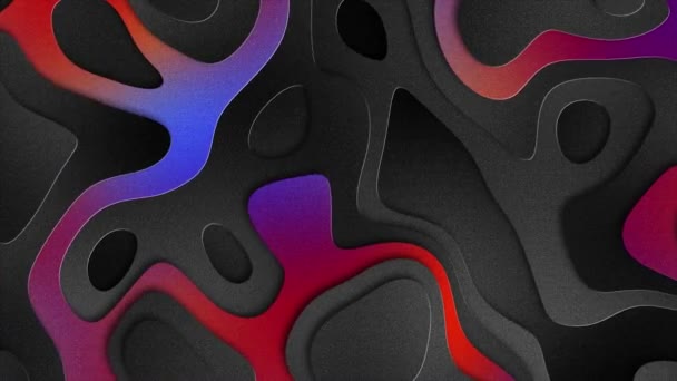 Colorful Abstract Psychedelic Liquid Fluid Light Show Ink Paint Patterns — Vídeo de Stock