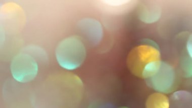 Soyut çok renkli yumuşak ışık bokeh arkaplanı. Doğal ve organik gece lambası arkaplanı.