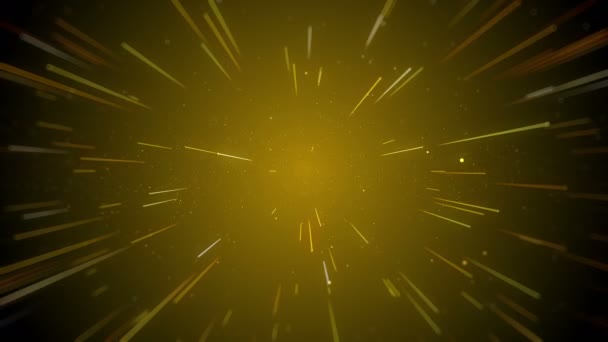 Golden Brown Defocused Blur Bokeh Light Abstract Motion Background Shining — Vídeo de Stock