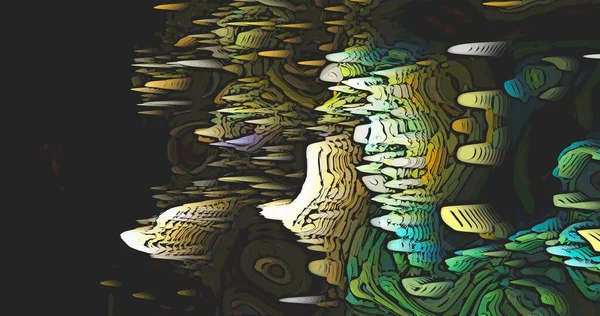 Sztuka Mozaika Glazury Starożytnego Zabytkowego Projektu Szkła Zamazany Hałaśliwy Abstrakcyjny — Zdjęcie stockowe