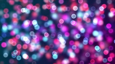 abstract background with bokeh lights, animation