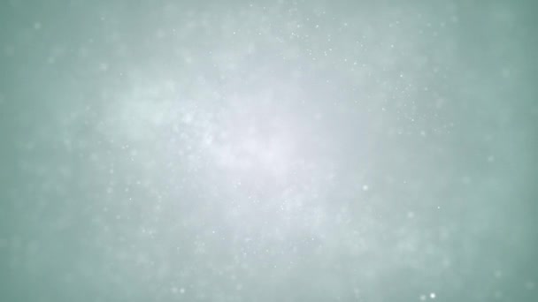 Color Blanco Delicioso Bokeh Luz Suave Partículas Visuales Con Poca — Vídeos de Stock
