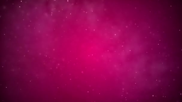 Red Color Delightful Soft Light Bokeh Particles Visuals Shallow Depth — Stockvideo