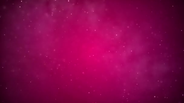 Colore Rosso Deliziosa Luce Morbida Bokeh Particelle Visive Con Bassa — Video Stock