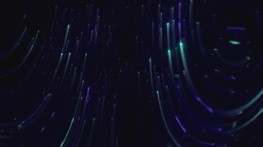 Soyut uzun kuyruk lambası çizgileri geometrik arka plan. Mavi fütüristik akıntı. Dijital veri akışı. Yaratıcı soyut arka plan. Enerji ışınları ve ışıkla dinamik desen. Nakil dokusu konsepti. gökyüzü mavi ve mavi renkli ışık teknolojisi arkaplanı.