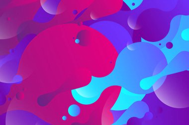 3d geometrical motion graphics background. yellow orange colored sphere meta balls multi-colored geometric shape background. Graphics backgrounds for text, title, video, and animation.