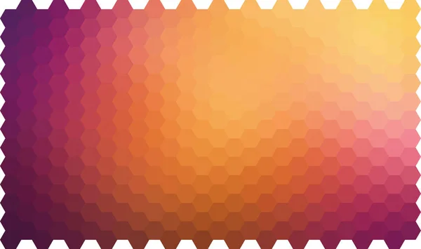 Hexagonal Mosaic Pattern Background Image Art Style Colors Shifting Left — Zdjęcie stockowe