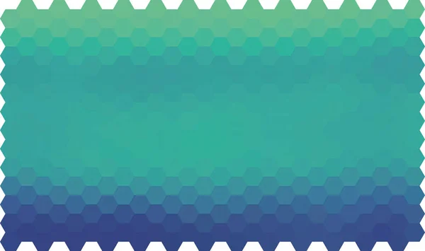 Hexagonal Mosaic Pattern Background Image Art Style Colors Shifting Left — Fotografia de Stock