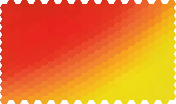 Hexagonal Mosaic Pattern Background Image Art Style Colors Shifting Left — Foto Stock