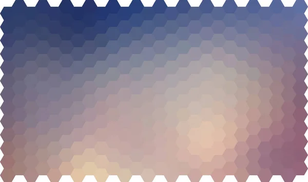 Hexagonal Mosaic Pattern Background Image Art Style Colors Shifting Left — Stockfoto