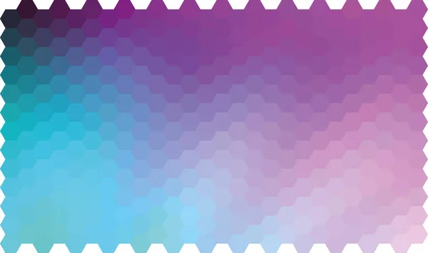 Hexagonal Mosaic Pattern Background Image Art Style Colors Shifting Left — Photo