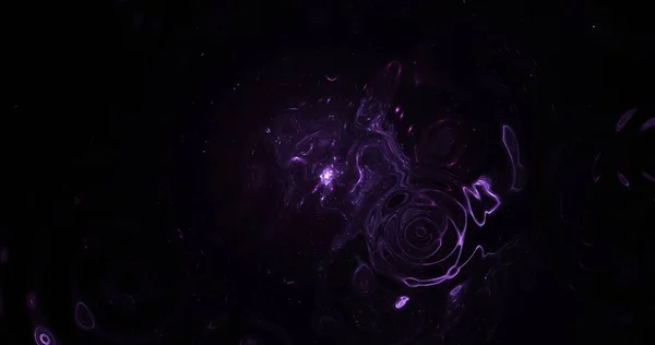 소용돌이가 생명수 페인트의 불규칙적 그림을 비추면 소용돌이가 일어난다 어두운 컴퓨터는 — 스톡 사진