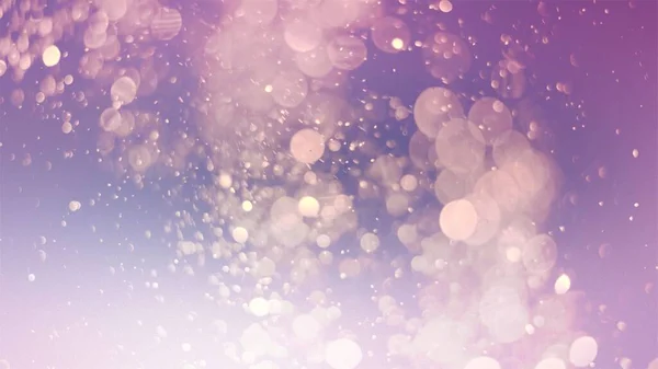 Defocused Soft Light Bokeh Glitter Lights Background Golden Shimmering Particles — Fotografia de Stock