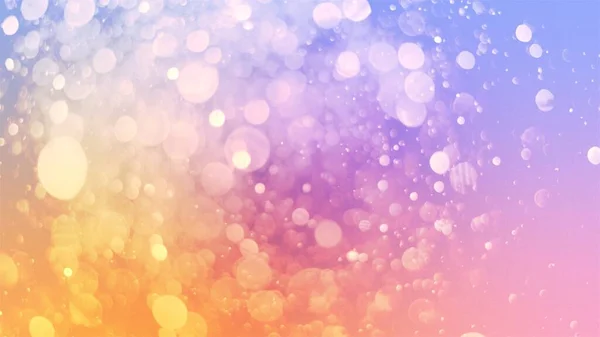 Defocused Soft Light Bokeh Glitter Lights Background Golden Shimmering Particles — Fotografia de Stock