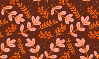 Floral texture seamless pattern background. Organic seamless pattern set. Modern exotic design for paper, cover, fabric, interior decor and other users.