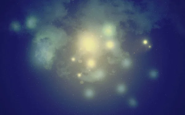 Glowing Particle Clouds Bokeh Background Light Leaks Overlay Bokeh Background — Stockfoto