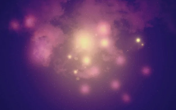 Glowing Particle Clouds Bokeh Background Light Leaks Overlay Bokeh Background — 图库照片