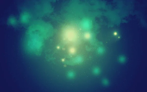 Glowing Particle Clouds Bokeh Background Light Leaks Overlay Bokeh Background — Foto de Stock