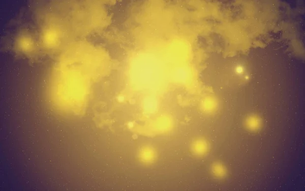 Glowing Particle Clouds Bokeh Background Light Leaks Overlay Bokeh Background — Stock fotografie