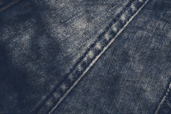 Denim Fabric Grunge Texture Background Blue Jeans Pant Texture Background — 스톡 사진