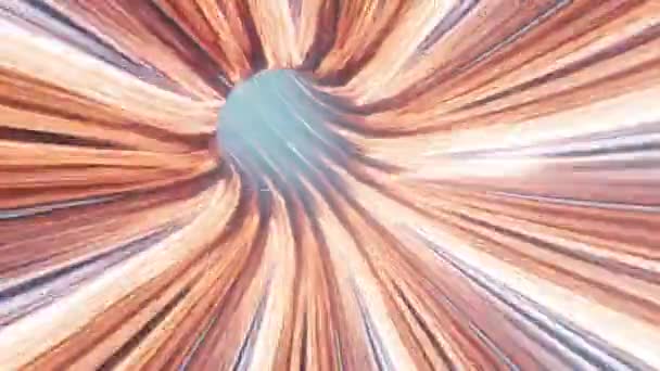 Geschwindigkeit Digitaler Lichter Neonglühende Strahlen Bewegung Digitale Technologische Tunnel Wurmloch — Stockvideo