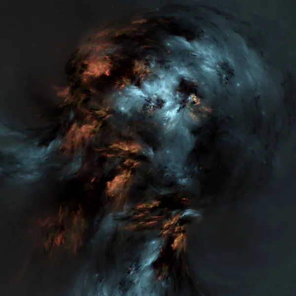 Nebula Enormous Cloud Dust Gas Space Background Realistic Nebula Shining — Fotografia de Stock