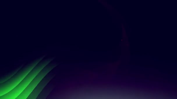 Хвилястий Скручений Градієнт Яскравий Неоновий Синій Червоний Кольоровий Потік Світлового — стокове відео