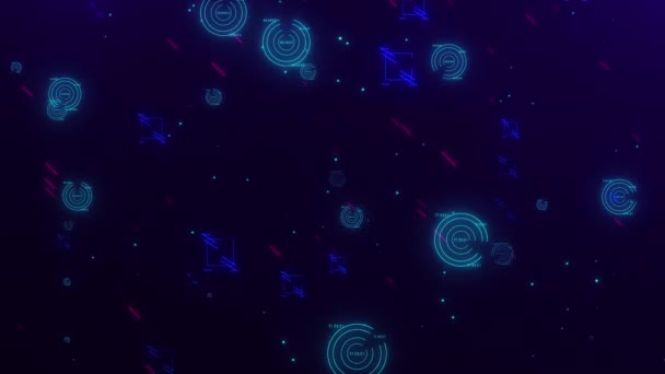 Digitale Lowpoly Plexus Animation Hintergrund Abstrakte Plexus Hintergrundanimation Gerenderte Abstrakte — Stockvideo