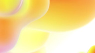 Soyut üç boyutlu damlalar döngüsü. 3d Soyut renkli yumuşak eğimli Metaballar Arkaplan animasyonu. Çok renkli metaforlar şekil değiştiriyor. Yumuşak 3d Geometrik sıvı gradyan küre mavi menekşe hareket grafikleri arka planı.