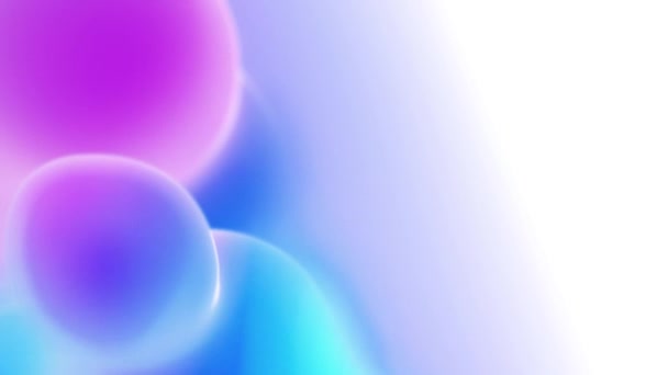 Abstrakte 3D-Blobs-Schleife. 3D Abstraktes buntes weiches Verlaufsmuster Metaballs Hintergrundanimation. Mehrfarbige Metabälle wandeln sich. Weiche 3d Geometrische Flüssigkeitsgradienten Kugel blau violett Bewegungsgrafik Hintergrund.