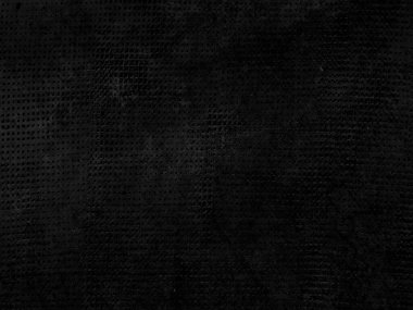 Close up retro plain dark black wall background texture. Distressed overlay texture of rusted peeled metal. Dark black grunge background.