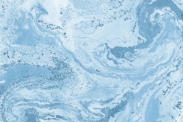 Blå Vit Och Grå Färg Naturlig Konsistens Marmor Design Glossy — Stockfoto