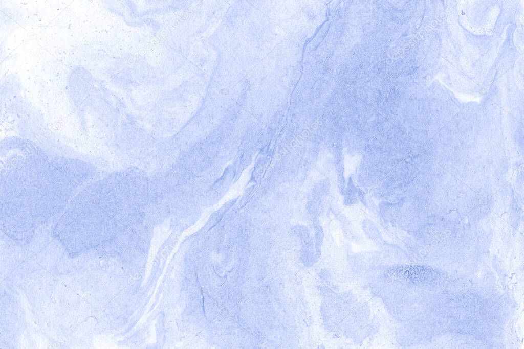 Blue white and grey color natural texture of marble design. Glossy slab marble texture for digital wall tiles and floor tiles. acrylic painting on canvas. Modern art. Contemporary art. Grunge liquid texture.